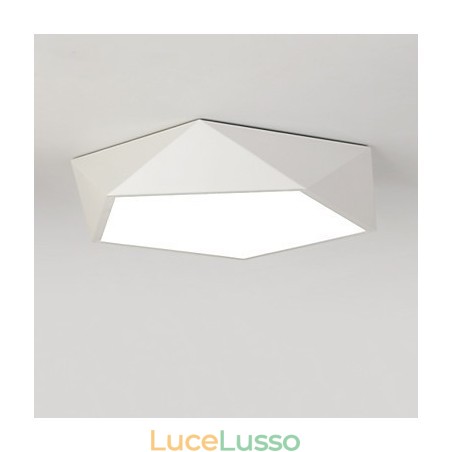 Plafoniera quadrata Lampade da soffitto Moderne in acrilico Breve