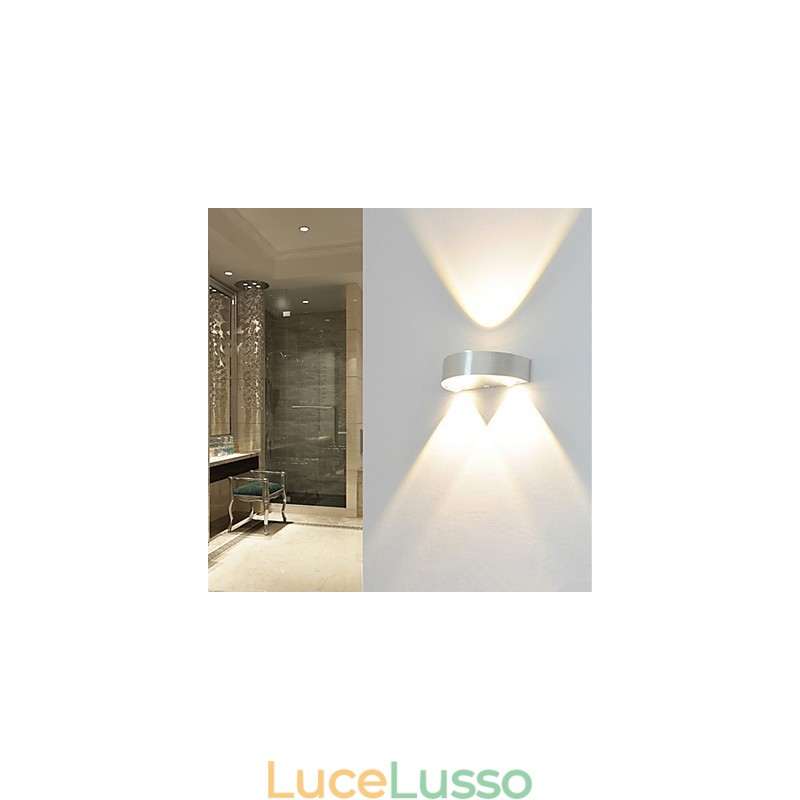 Lampada da parete con luce ambientale multicolore a 3 colori e caratteristiche innovative per mini applique da parete
