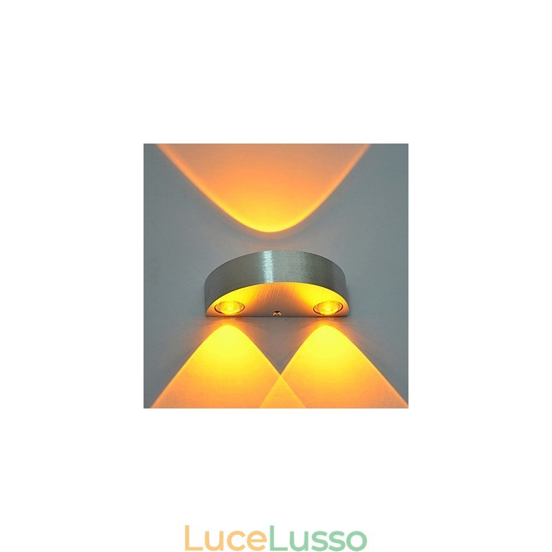 Lampada da parete con luce ambientale multicolore a 3 colori e caratteristiche innovative per mini applique da parete