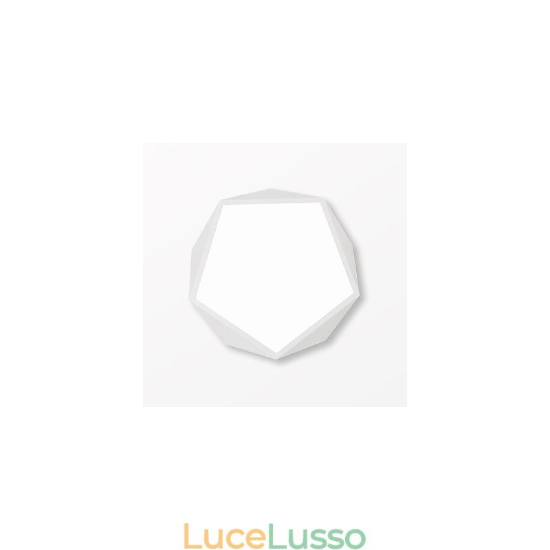 Plafoniera quadrata Lampade da soffitto Moderne in acrilico Breve