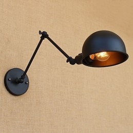 Semplice caratteristica di pittura retrò country per mini stile braccio oscillante protezione degli occhi downlight luci braccio oscillante