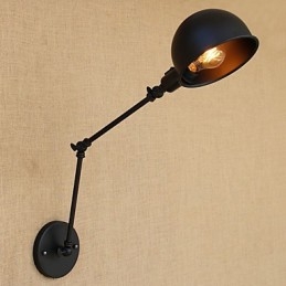 Semplice caratteristica di pittura retrò country per mini stile braccio oscillante protezione degli occhi downlight luci braccio oscillante