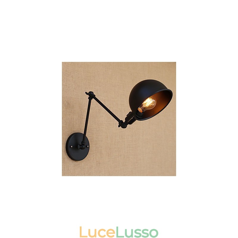 Semplice caratteristica di pittura retrò country per mini stile braccio oscillante protezione degli occhi downlight luci braccio oscillante