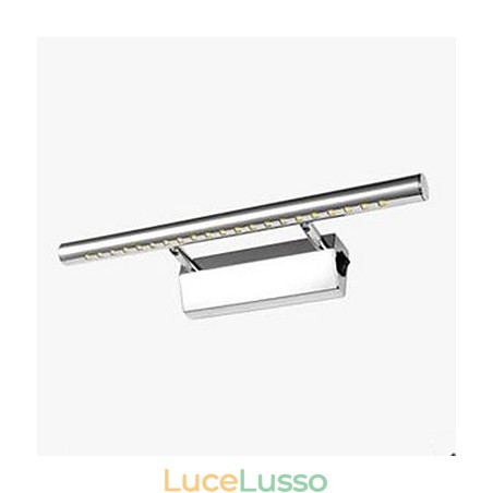 Caratteristica in acciaio inossidabile per luce ambientale, illuminazione da parete per bagno Caratteristica in acciaio inossidabile per luce ambientale, illuminazione da parete per bagno