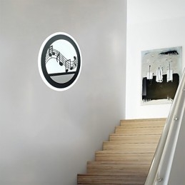 Lampada da parete creativa per comodino da camera da letto, in acrilico, per corridoio d'ingresso, semplice e moderna, per scale e balconi