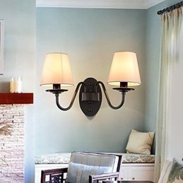 Applique da parete rustiche con luce ambientale, semplice e vintage, con pittura caratteristica