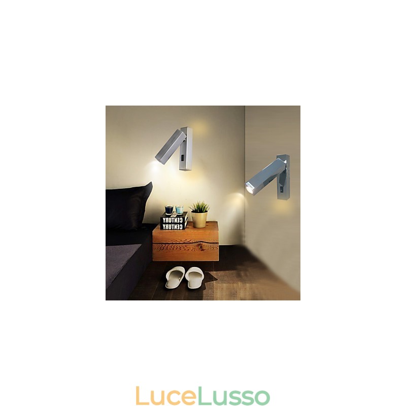 Applique da parete moderna e contemporanea con luce ambientale in stile mini