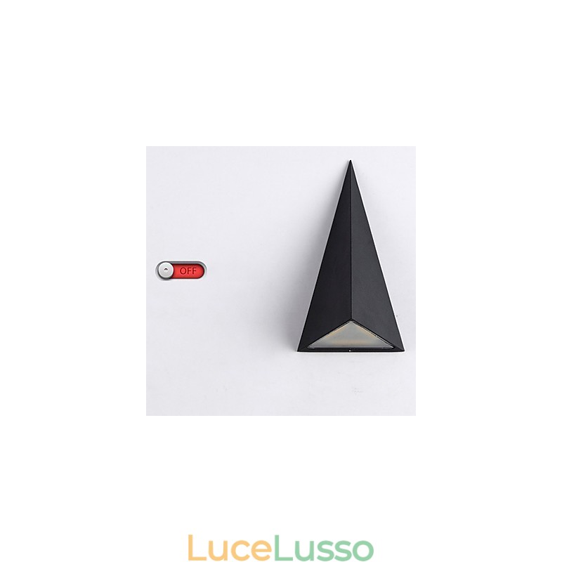 Lampada da parete moderna contemporanea con novità integrata per applique da parete in stile mini, luce ambientale, lampada da parete impermeabile per esterni