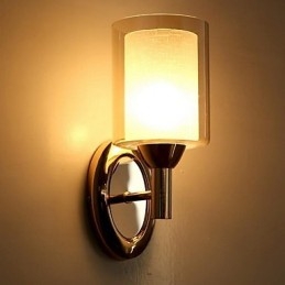 Applique da parete moderne e contemporanee con caratteristica elettroplaccata, luce da parete