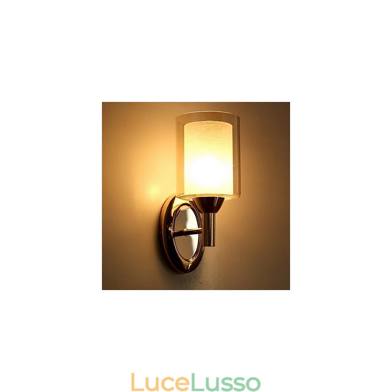 Applique da parete moderne e contemporanee con caratteristica elettroplaccata, luce da parete