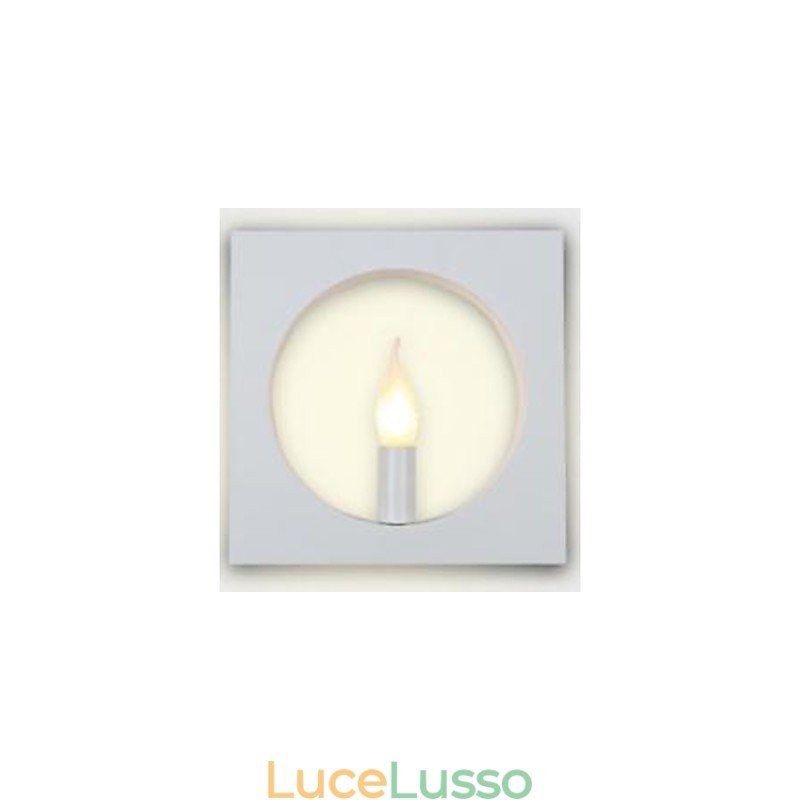 Moderna semplice lampada da parete in ferro battuto creativo soggiorno sfondo corridoio testata del letto cornice quadrata decorazione lampade e lanterne