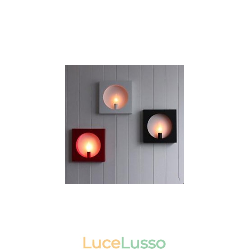 Moderna semplice lampada da parete in ferro battuto creativo soggiorno sfondo corridoio testata del letto cornice quadrata decorazione lampade e lanterne