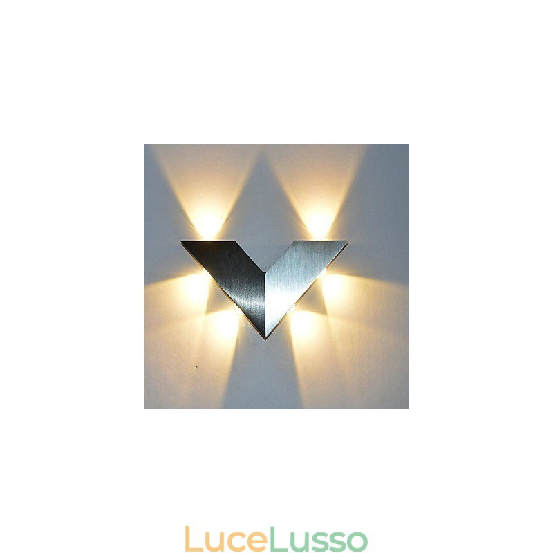 Caratteristica innovativa per applique da parete con luce ambientale in stile mini multi-ombra