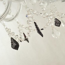 Lampadario moderno in cristallo contemporaneo
