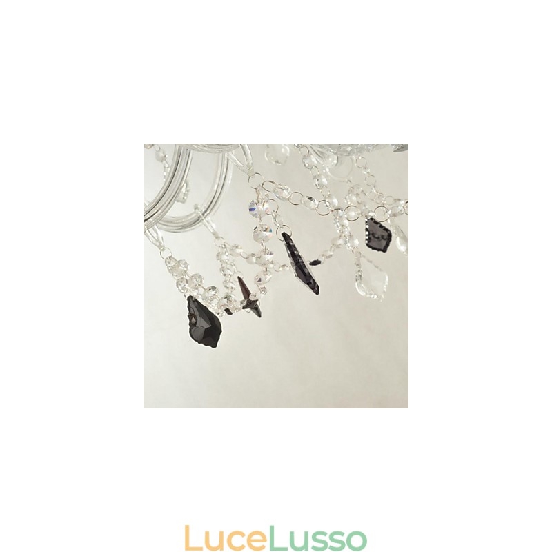 Lampadario moderno in cristallo contemporaneo