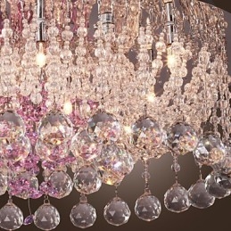 Lampadario di cristallo di lusso con 12 luci Louis Design