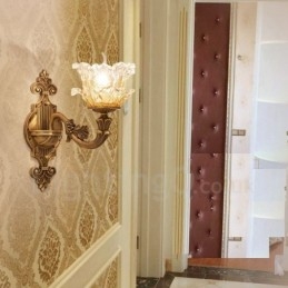 Applique da parete per interni di lusso in metallo, tradizionale classico, per soggiorno, sala da pranzo, camera da letto