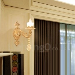Applique da parete per interni di lusso in metallo, tradizionale classico, per soggiorno, sala da pranzo, camera da letto