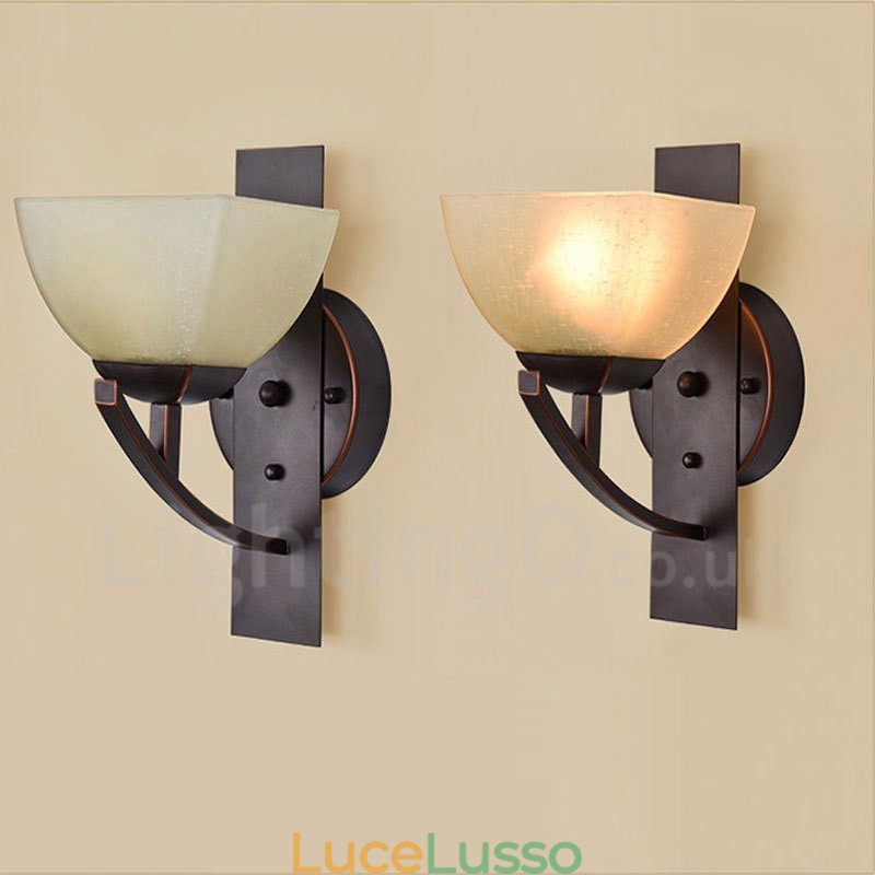 Applique da parete per interni classiche tradizionali a luce singola