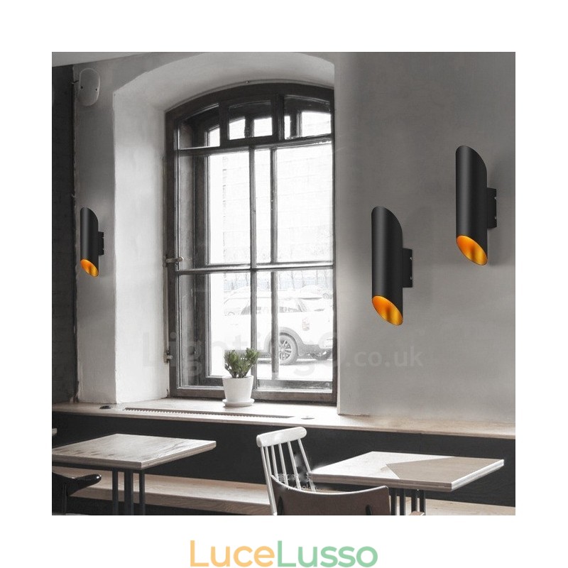 Applique da parete moderne e contemporanee in lega di alluminio a filo
