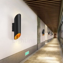 Applique da parete moderne e contemporanee in lega di alluminio a filo