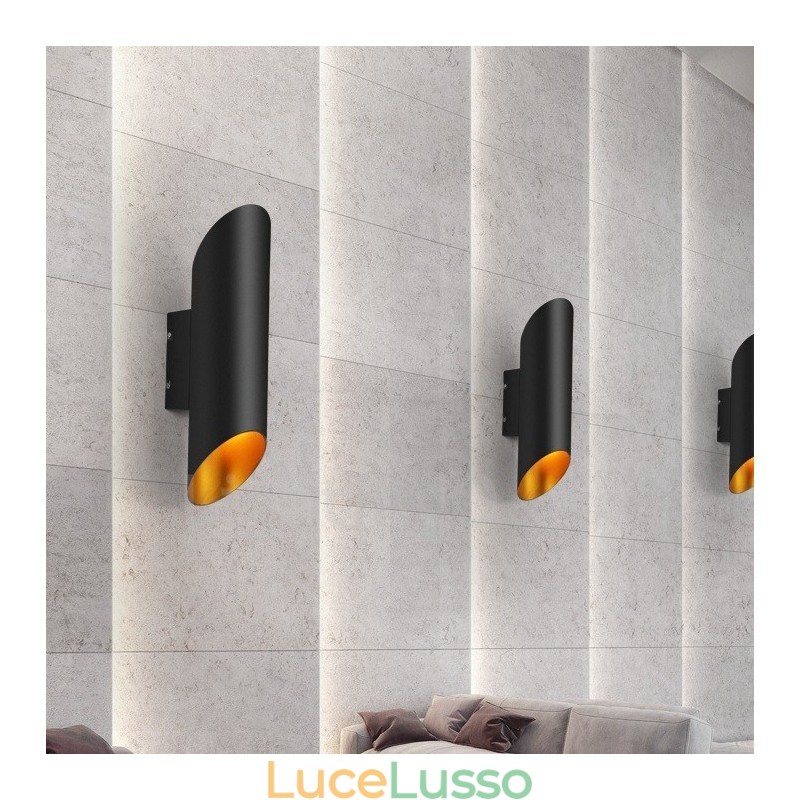Applique da parete moderne e contemporanee in lega di alluminio a filo