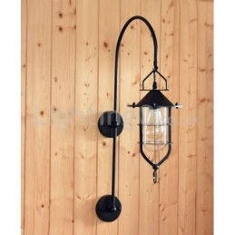 Lampada da parete retrò Dock Applique da parete nera per banchina Applique per banchina Ristorante Soggiorno Bar caffetteria Negozio di abbigliamento
