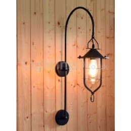 Lampada da parete retrò Dock Applique da parete nera per banchina Applique per banchina Ristorante Soggiorno Bar caffetteria Negozio di abbigliamento