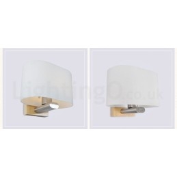 Applique da parete moderne in legno e acciaio inossidabile con paralume in vetro per corridoio, bar, caffetteria, camera da letto, studio, soppalco, lampada da parete a puleggia