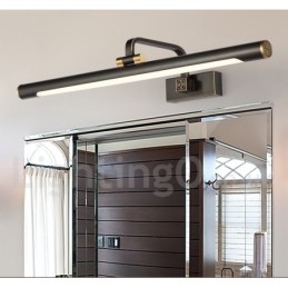 Lampada da specchio IP Luci da bagno Luci da parete in ottone puro con paralume in acrilico Illuminazione per il trucco