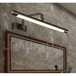 Lampada da specchio IP Luci da bagno Luci da parete in ottone puro con paralume in acrilico Illuminazione per il trucco