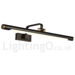 Lampada da specchio IP Luci da bagno Luci da parete in ottone puro con paralume in acrilico Illuminazione per il trucco