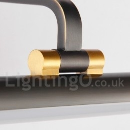Lampada da specchio IP Luci da bagno Luci da parete in ottone puro con paralume in acrilico Illuminazione per il trucco