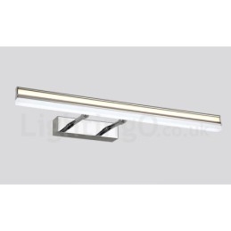 Lampada da specchio IP44 Luci da bagno Luci da parete su e giù con paralume in acrilico Illuminazione per il trucco