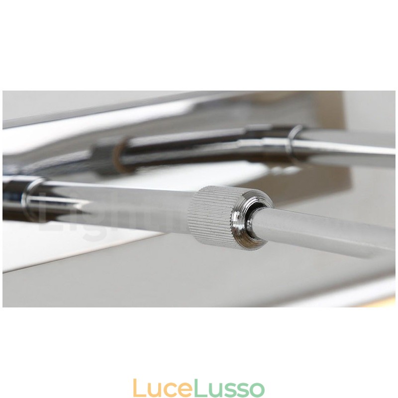 Lampada da specchio IP44 Luci da bagno Luci da parete su e giù con paralume in acrilico Illuminazione per il trucco