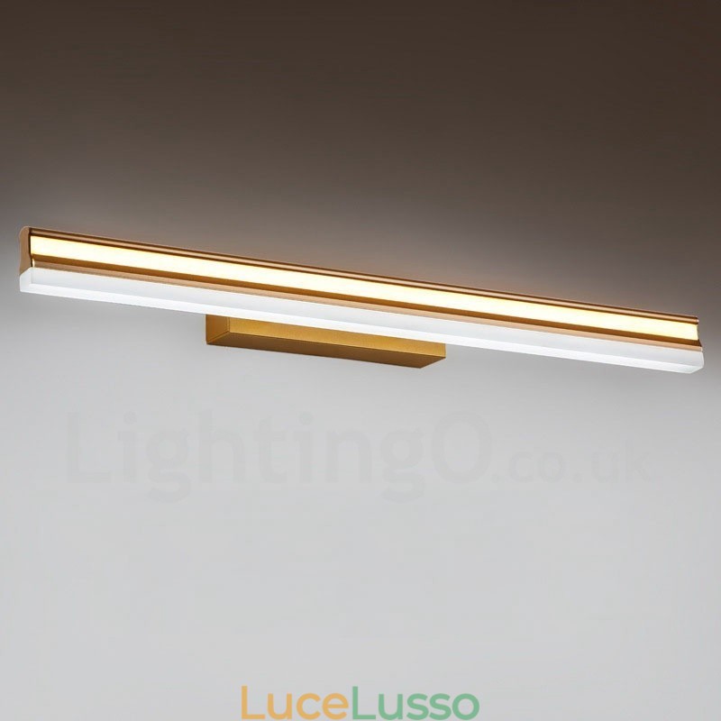 Lampada da specchio IP44 Luci da bagno Luci da parete con paralume in acrilico Illuminazione per il trucco
