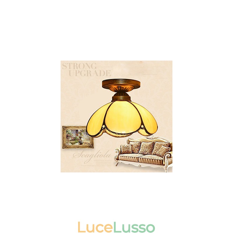 Tipo Europa Restaurare modi antichi è contratto e arti creative piegatura assorbire lampada luce cupola