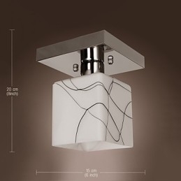 Moderno e contemporaneo Mini Style metallo elettroplaccato montaggio a filo