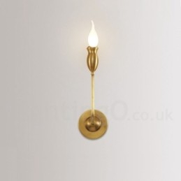 Applique da parete in ottone puro, lussuosa, rustica, retrò, vintage, a 1 luce, speciale per hotel, camera da letto, showroom, soggiorno, sala da pranzo