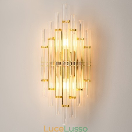 Lampada da parete di cristallo di lusso per hotel Lampada da parete postmoderna Personalità Soggiorno Corridoio Ingresso Sfondo Lampada da parete Camera da letto Comodino Applique decorative Lampada da parete di cristallo di lusso per hotel Lampada da parete postmoderna Personalità Soggiorno Corridoio Ingresso Sfondo Lampada da parete Camera da letto Comodino Applique decorative
