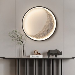 Luci da parete decorative per pareti di sfondo rotonde da interno nordiche