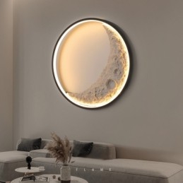 Luci da parete decorative per pareti di sfondo rotonde da interno nordiche