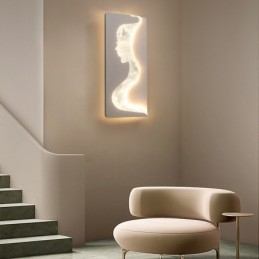 Lampada da parete per interni Lovely Girls rivolta a sinistra e a destra