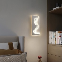 Lampada da parete per interni Lovely Girls rivolta a sinistra e a destra