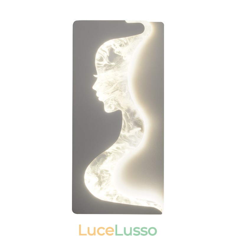 Lampada da parete per interni Lovely Girls rivolta a sinistra e a destra