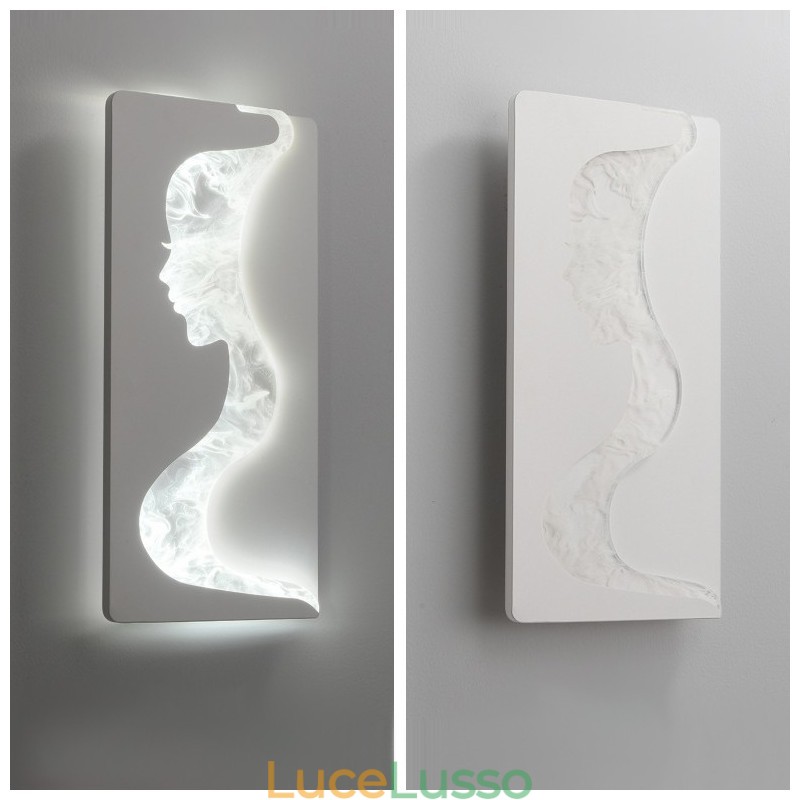 Lampada da parete per interni Lovely Girls rivolta a sinistra e a destra