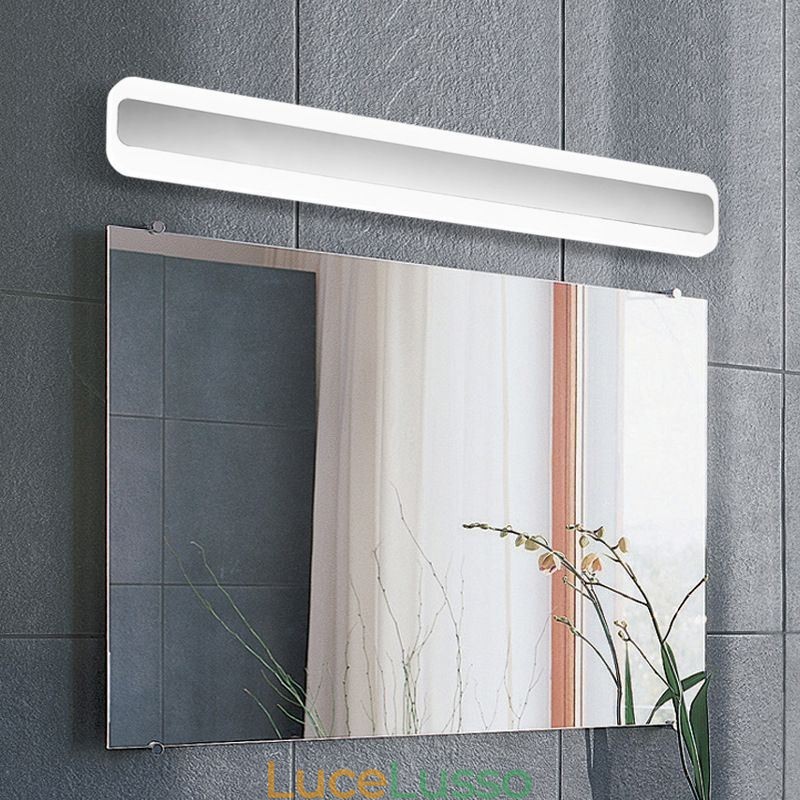 Lampada da parete moderna Luce frontale a specchio Luce per il trucco del bagno Illuminazione