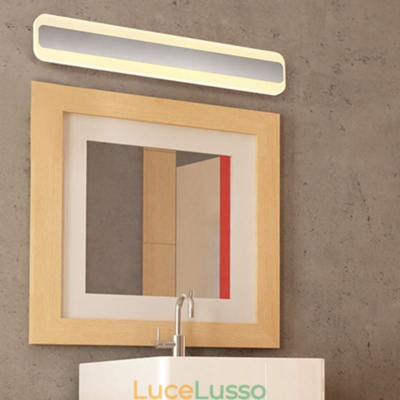 Lampada da parete moderna Luce frontale a specchio Luce per il trucco del bagno Illuminazione