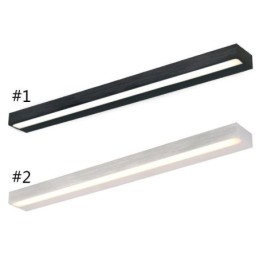 Moderna lampada da parete con specchio frontale in acrilico, illuminazione per il trucco del bagno