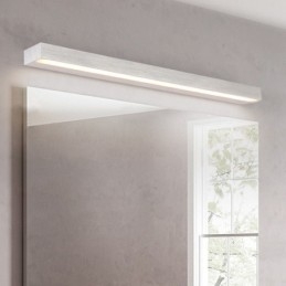 Moderna lampada da parete con specchio frontale in acrilico, illuminazione per il trucco del bagno